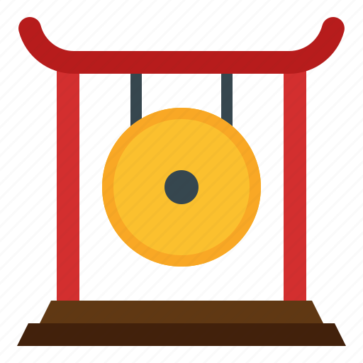 Bell, chinese, festival, gong, instrument, new, year icon - Download on Iconfinder