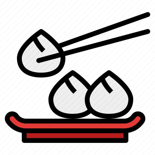 Bun, chinese, dumpling, food, new, steamed, year icon - Download on Iconfinder