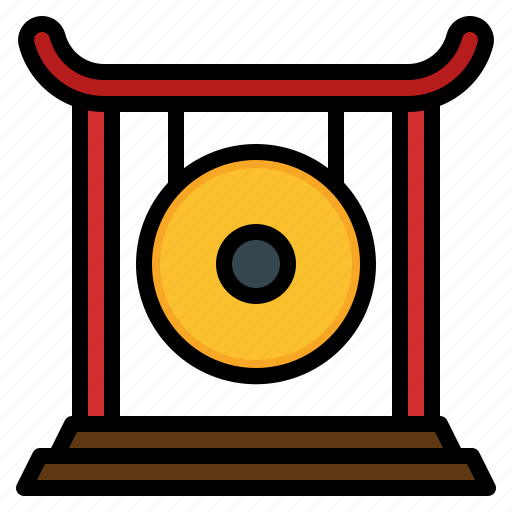 Bell, chinese, festival, gong, instrument, new, year icon - Download on Iconfinder