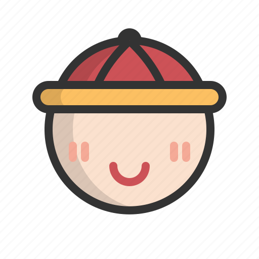 Avatar, boy chinese, face, male, new year, tradition icon - Download on Iconfinder