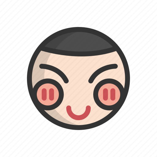 Avatar, boy, chinese, face, man, new year, smile icon - Download on Iconfinder