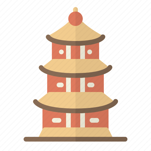 Chinesenewyear, temple, china, chinese, building icon - Download on Iconfinder