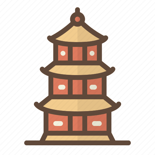 Chinesenewyear, temple, building, chinese, traditional icon - Download on Iconfinder