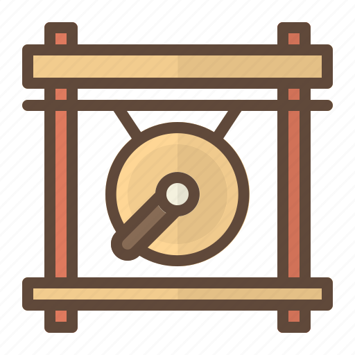 Chinesenewyear, gong, chinese, celebration, festival icon - Download on Iconfinder