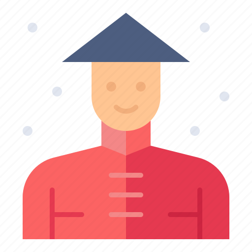 Avatar, chinese, farmer, male, man icon - Download on Iconfinder