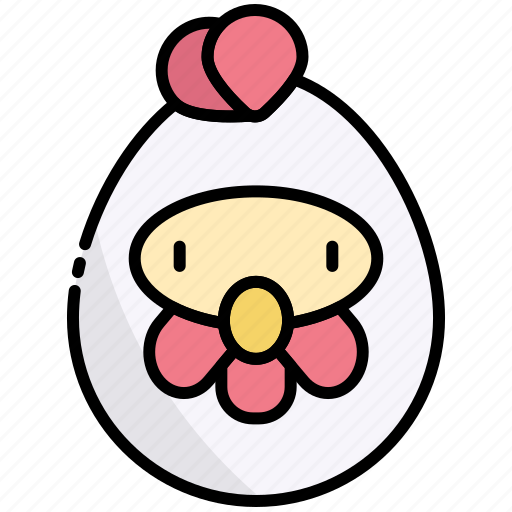 Rooster, animal, chicken, farm, chinese, zodiac, animal head icon - Download on Iconfinder