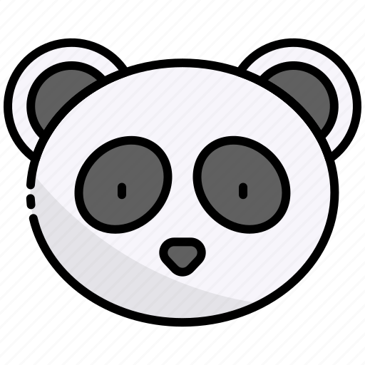 Panda, animal, wildlife, zoo, china, animal head, mammal icon - Download on Iconfinder