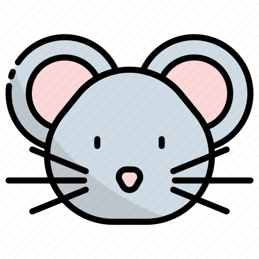 Rat, animal, mouse, zodiac, chinese, china, animal head icon - Download on Iconfinder