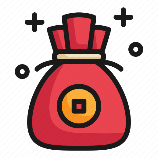 Bag, money, new, year, lucky, chinese icon icon - Download on Iconfinder