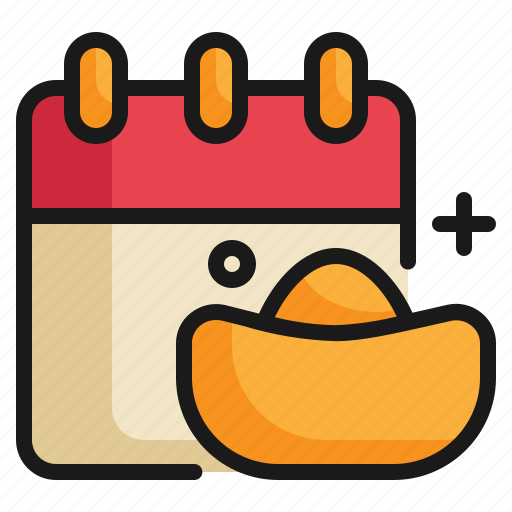 Calendar, new, year, money, culture, chinese icon icon - Download on Iconfinder