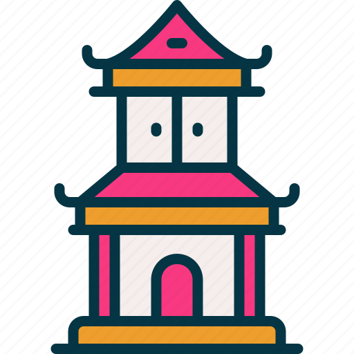 Chinese, temple, asia, china, architecture icon - Download on Iconfinder