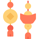 coin, chinese, cultures, hanging, decoration