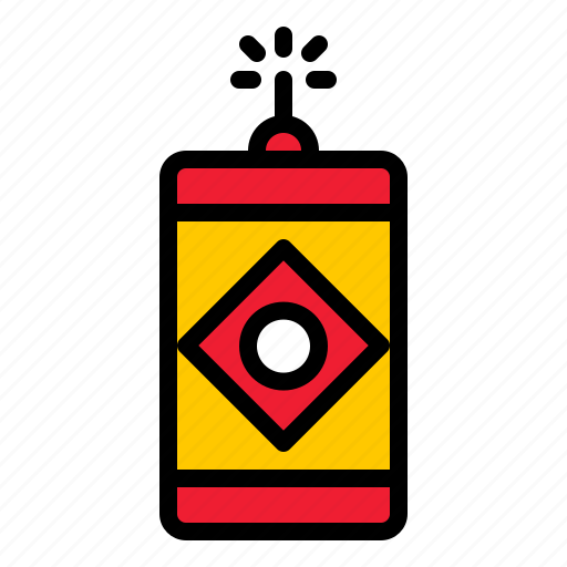 China, explosion, explosive, firecracker, noise icon - Download on Iconfinder