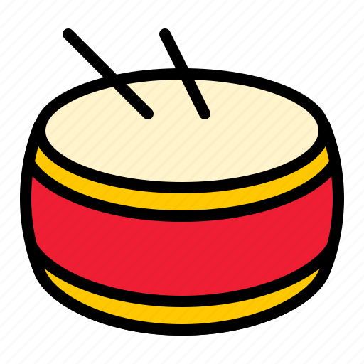 China, drum, musical instrument, percussion icon - Download on Iconfinder