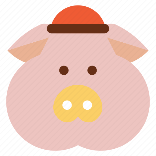Chinese, cute, newyear, pig icon - Download on Iconfinder
