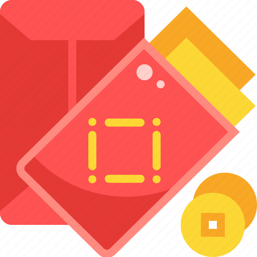 Chinese, envelope, pockets, red icon - Download on Iconfinder