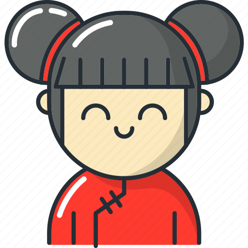 China, chinese, girl, new, traditional, year icon - Download on Iconfinder