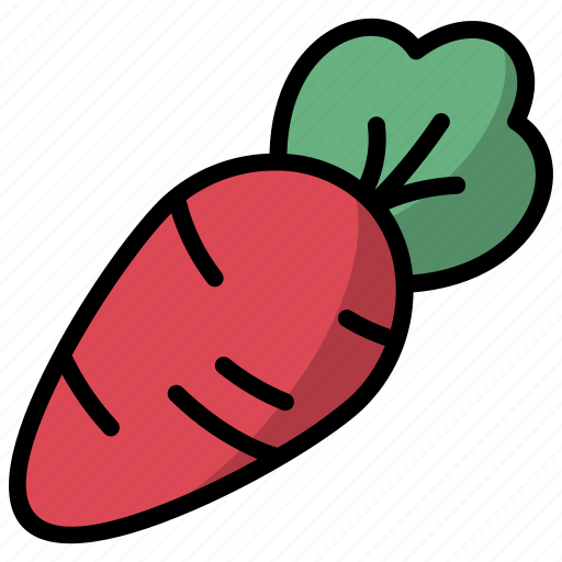 Radish, chinese, lunar, chinese new year, vegetable, turnip, parsnip icon - Download on Iconfinder