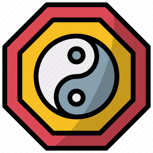 Yin, yang, chinese, lunar, yinyang, chinese new year, decoration icon - Download on Iconfinder