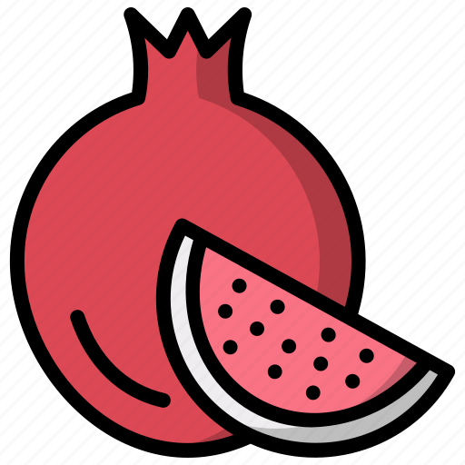 Pomegranate, chinese, lunar, food, health, fruit, mythology icon - Download on Iconfinder