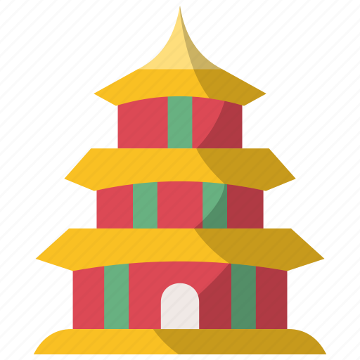 Pagoda, chinese, lunar, chinese new year, building, temple, landmark icon - Download on Iconfinder