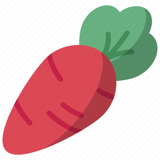 Radish, chinese, lunar, vegetable, turnip, parsnip icon - Download on Iconfinder