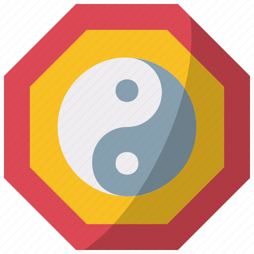 Yin, yang, chinese, lunar, yinyang, chinese new year, deccoration icon - Download on Iconfinder