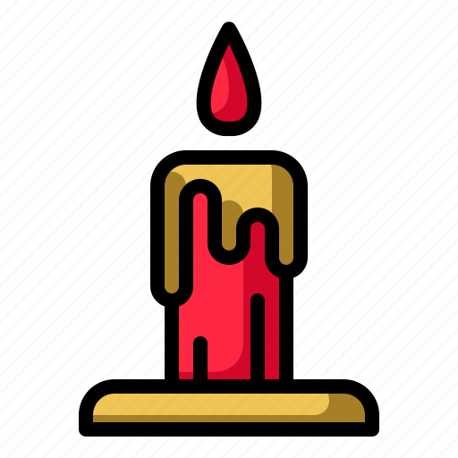 Candle, celebration, decoration, light icon - Download on Iconfinder