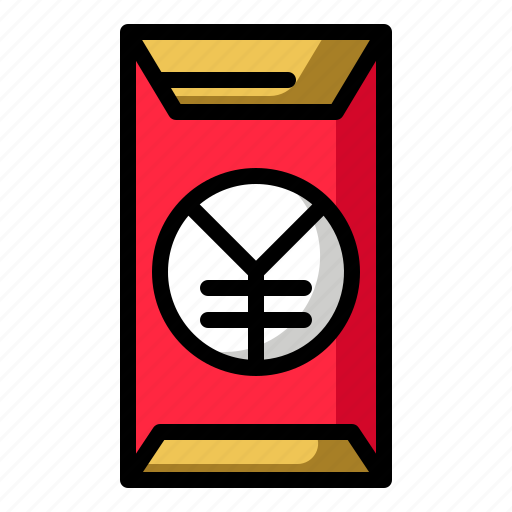 Angpao, chinese new year, envelope, red icon - Download on Iconfinder
