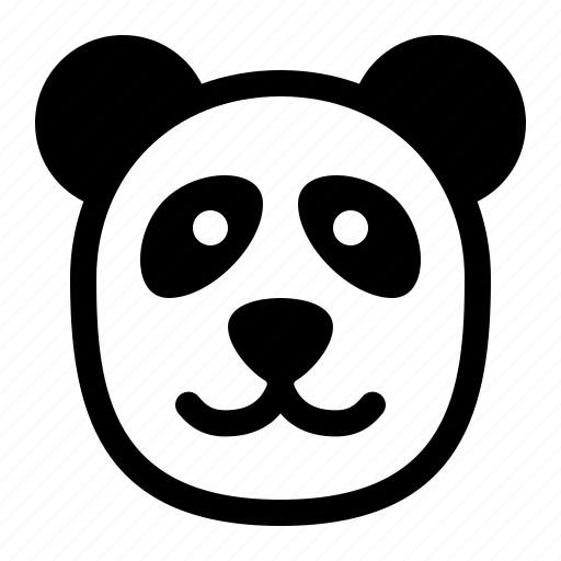 Panda, head, face, china, animal, bear icon - Download on Iconfinder