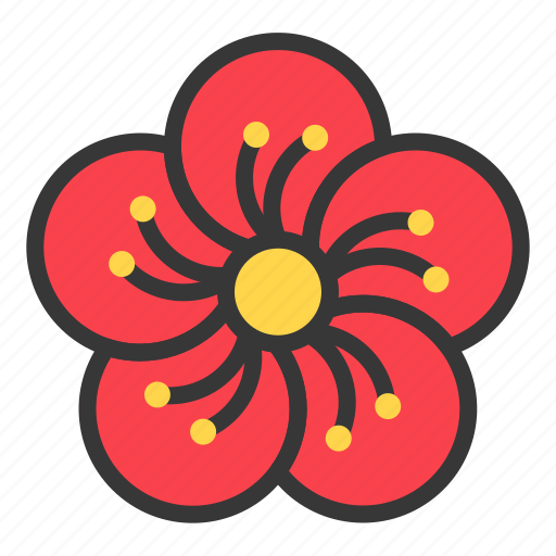 China, chinese, flower, new year, plum blossom icon