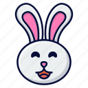 animal head, bunny, easter, rabbit