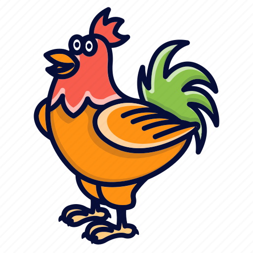 Chicken, farm, rooster, zodiac sign icon - Download on Iconfinder