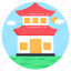 pagoda, chinese home, house, homestead, residence 