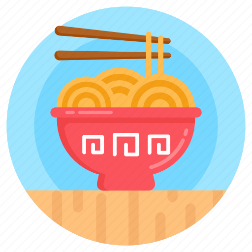 Noodles, pasta, spaghetti, food, meal bowl icon - Download on Iconfinder
