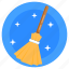 broom, broomstick, cleaning, house chores, housekeeping 