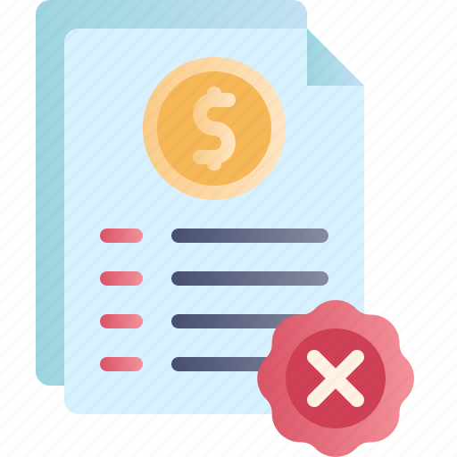 Banking, finance, money, business, cancelation, rejected, payment icon - Download on Iconfinder
