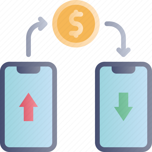 Banking, finance, money, business, mobile transfer, payment, transaction icon - Download on Iconfinder
