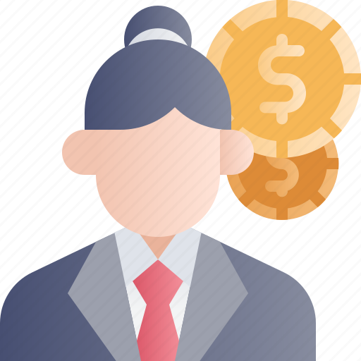 Banking, finance, money, business, teller female, bank, accountant icon - Download on Iconfinder
