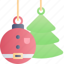 christmas, xmas, holiday, christmas decoration, ornament, ball, pine