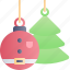 christmas, xmas, holiday, christmas decoration, ornament, ball, pine 