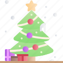 christmas, xmas, holiday, christmas tree, decoration, pine, present
