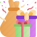 christmas, xmas, holiday, present, santa, box, gift