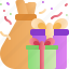 christmas, xmas, holiday, present, santa, box, gift 