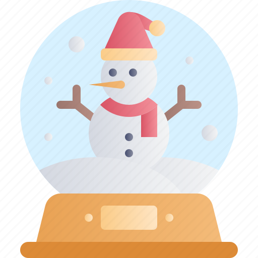 Christmas, xmas, holiday, snow globe, snowman, decoration, ball icon - Download on Iconfinder