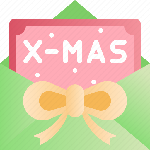 Christmas, xmas, holiday, greeting cards, envelope, voucher, present icon - Download on Iconfinder