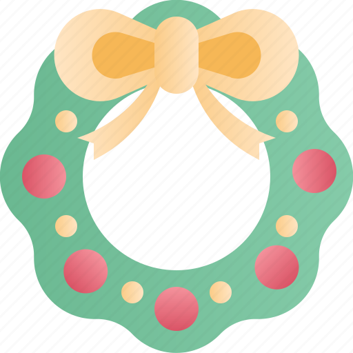 Christmas, xmas, holiday, wreaths, flower, decoration, ornament icon - Download on Iconfinder