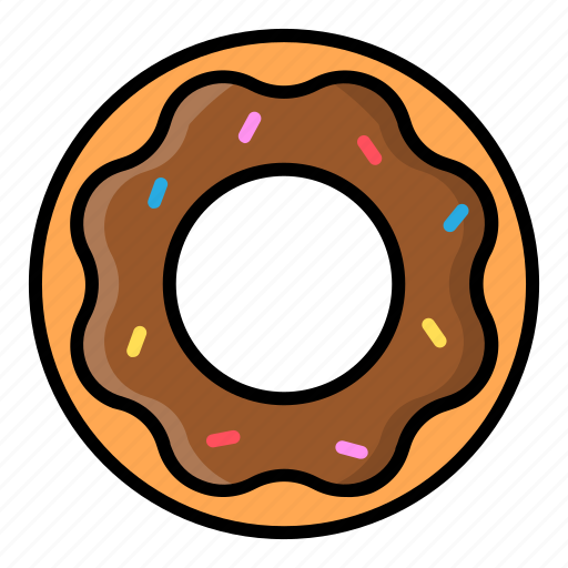Brown, chocolate, cocoa, delicious, dessert, donuts, sweet icon - Download on Iconfinder