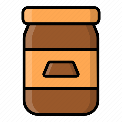 Brown, chocolate, cocoa, delicious, dessert, jam, sweet icon - Download on Iconfinder