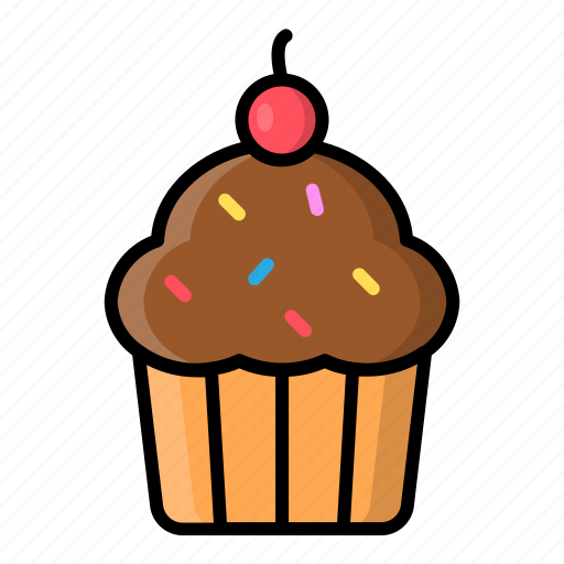Brown, chocolate, cocoa, cup cake, delicious, dessert, sweet icon - Download on Iconfinder